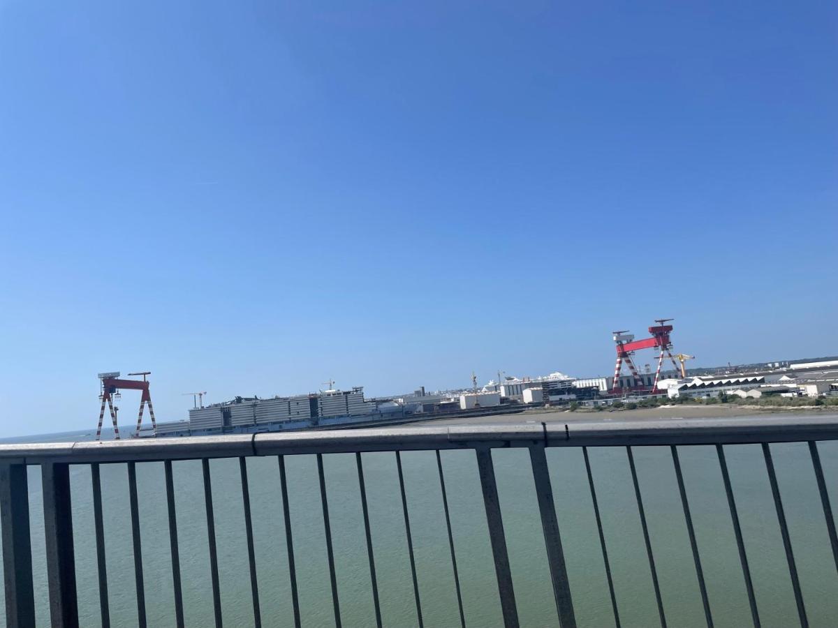 Studio Cosy Avec Terrasse, Proche Chantiers Et Airbus Saint-Nazaire  Extérieur photo
