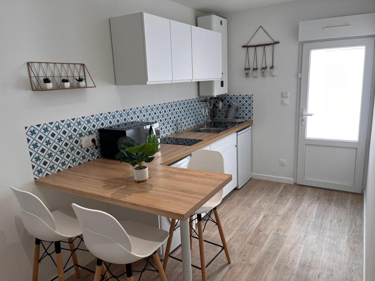 Studio Cosy Avec Terrasse, Proche Chantiers Et Airbus Saint-Nazaire  Extérieur photo